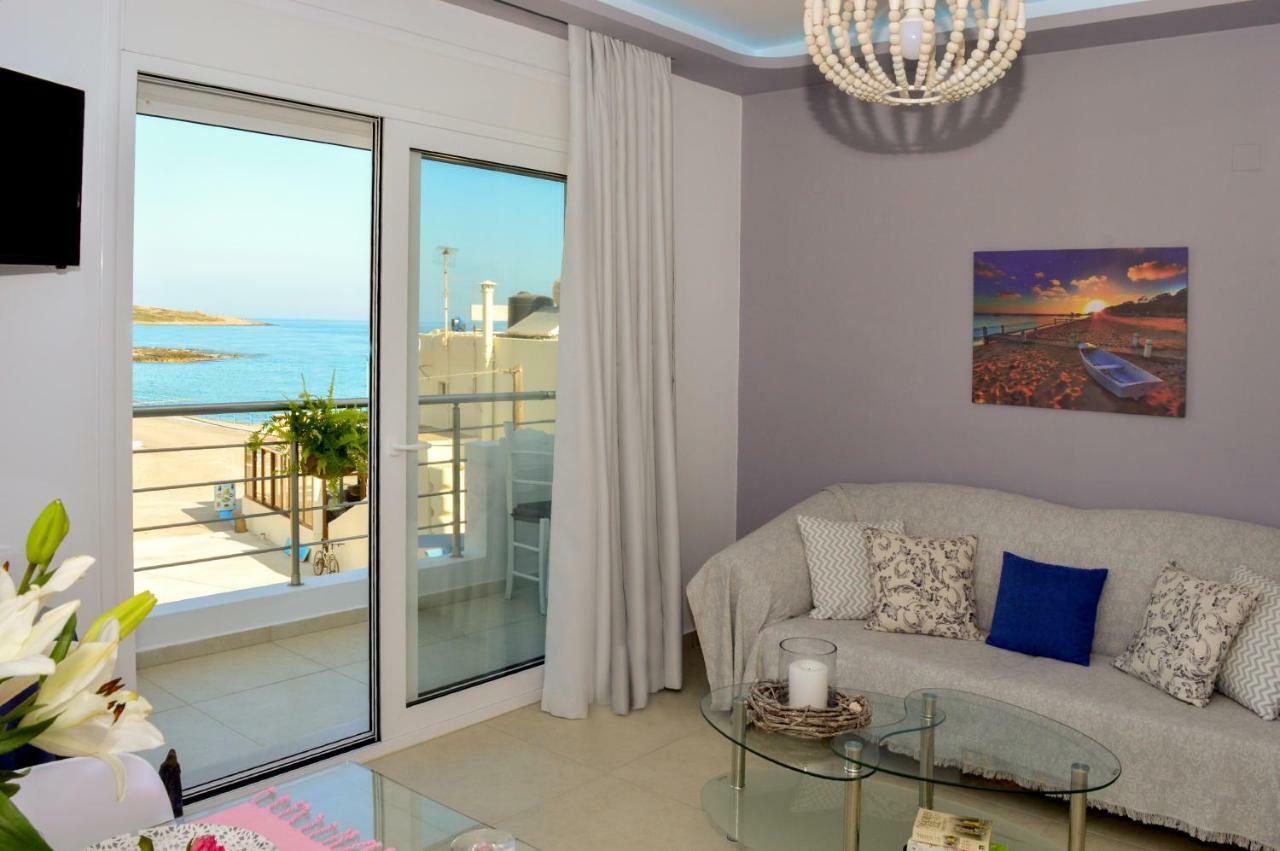 Meltemi Beach Apartments Milatos Luaran gambar